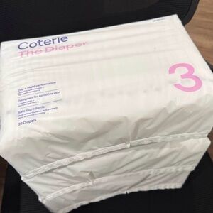 Coterie size 3 NWT 3 pack Diapers